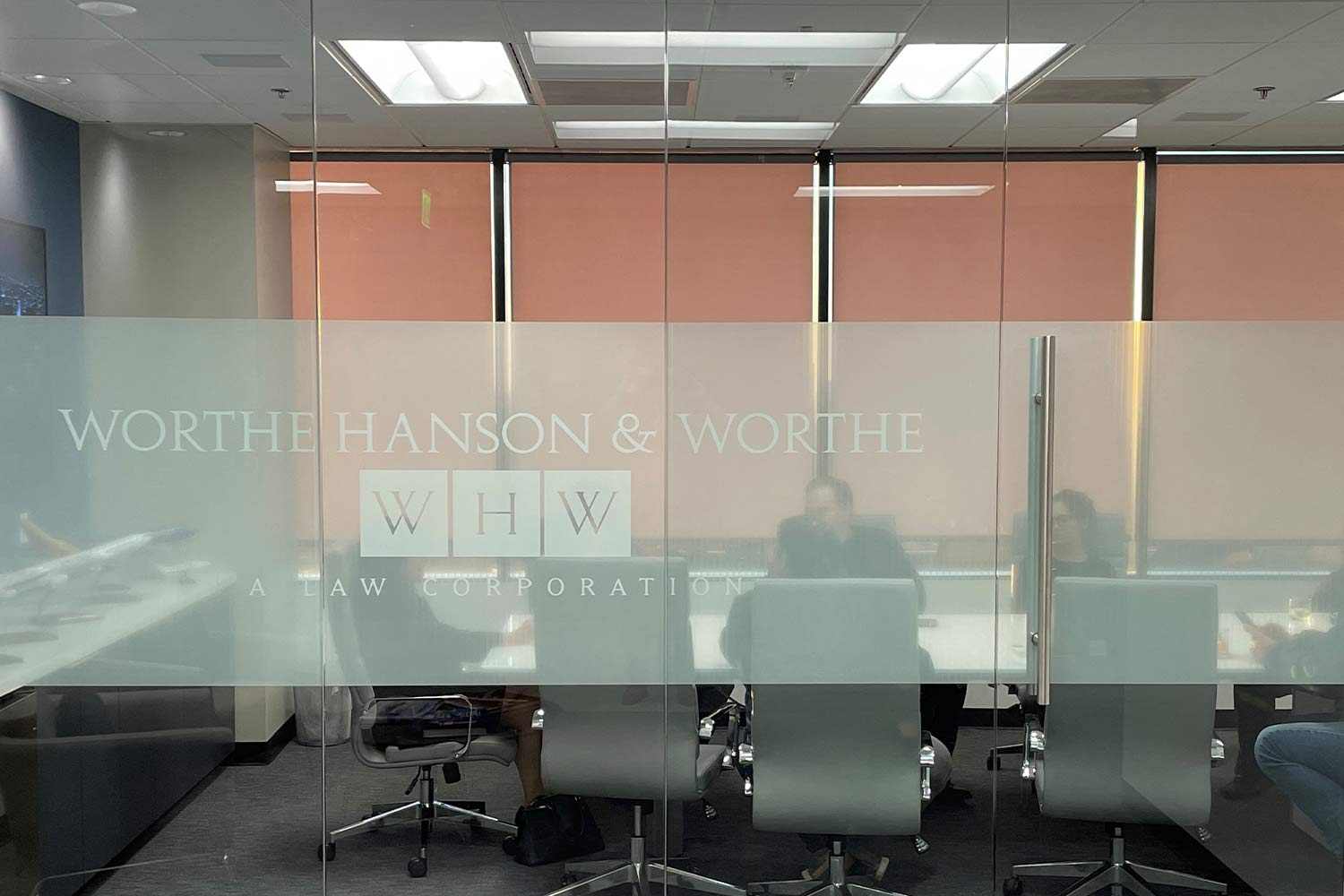 Inside the office of Worthe Hanson & Worthe